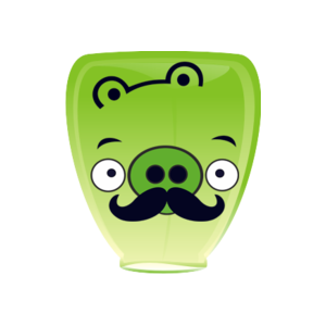   Angry Birds зеленый