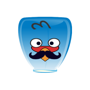 Angry Birds синий